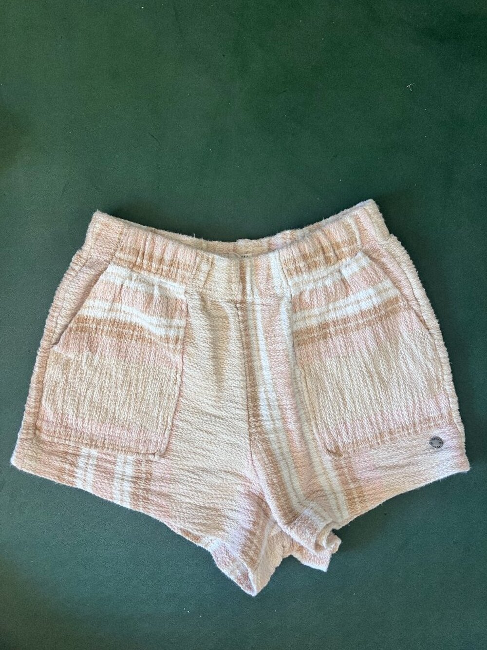 Roxy Sunny Coast Stripe Cotton Blend Striped Shorts